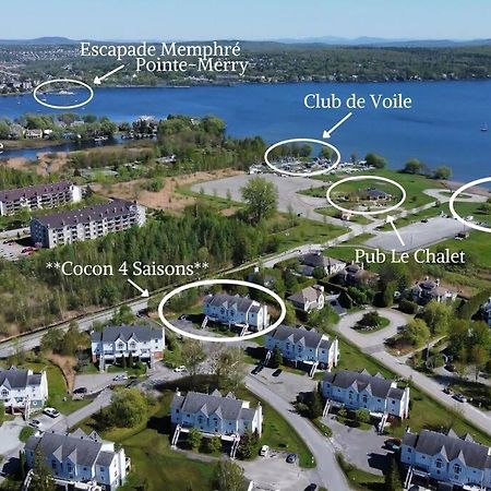 *Nouveaute* Foyer Au Bois, Plage, Montagne Et + Magog Exterior foto